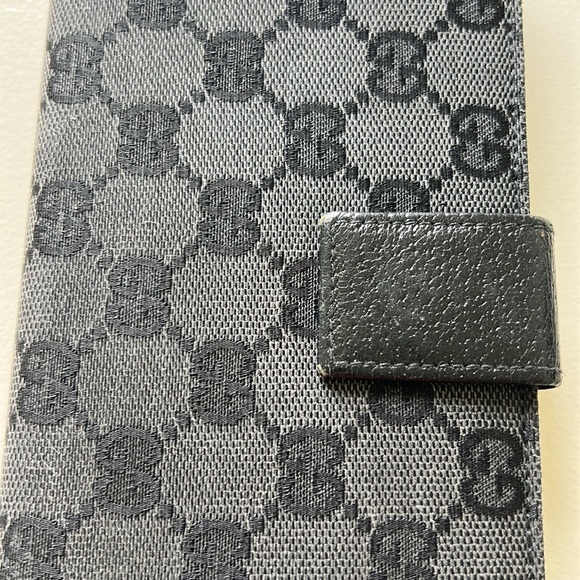 Gucci Continental Black Canvas Wallet - Picture 16 of 17